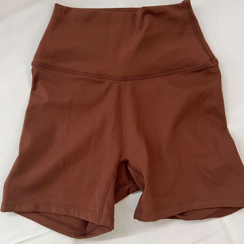 Crop Shop Boutique Brown Athletic Shorts